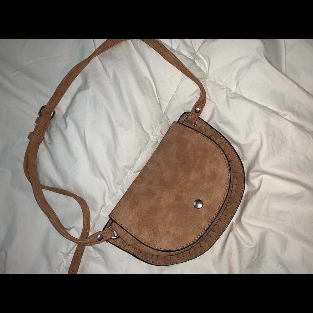 Suede fanny pack